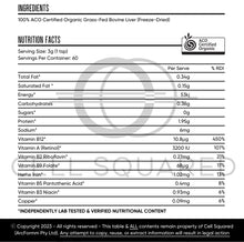 Load image into Gallery viewer, Organic Grass Fed Beef Organs Powder | 180g