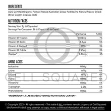 Load image into Gallery viewer, Organic Grass-Fed Beef Kidney - Natural Thyroid Support I 160 Capsules