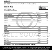 Load image into Gallery viewer, Organic Grass Fed Beef Organs Powder | 180g