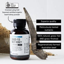 Load image into Gallery viewer, Organic Grass-Fed Beef Kidney - Natural Thyroid Support I 160 Capsules