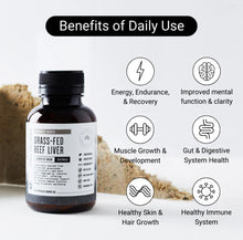 Load image into Gallery viewer, Organic Grass-Fed Beef Liver I 160 Capsules